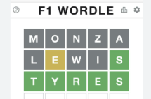 F1 Wordle